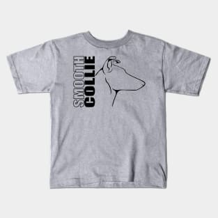 Proud Smooth Collie profile dog lover Kids T-Shirt